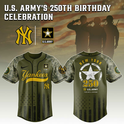 New York Yankees MLB x 250 U.S. ARMY Jersey