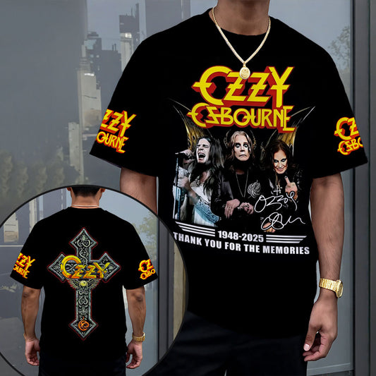 Ozzy Osbourne 3D T-Shirt - Thank You For The Memories
