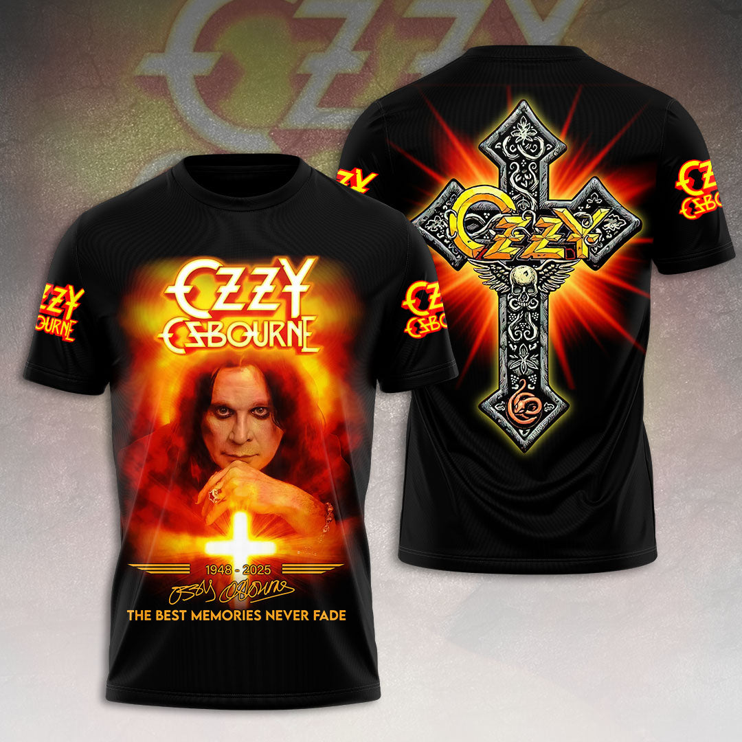 Ozzy Osbourne 3D T-Shirt - Thank You For The Memories