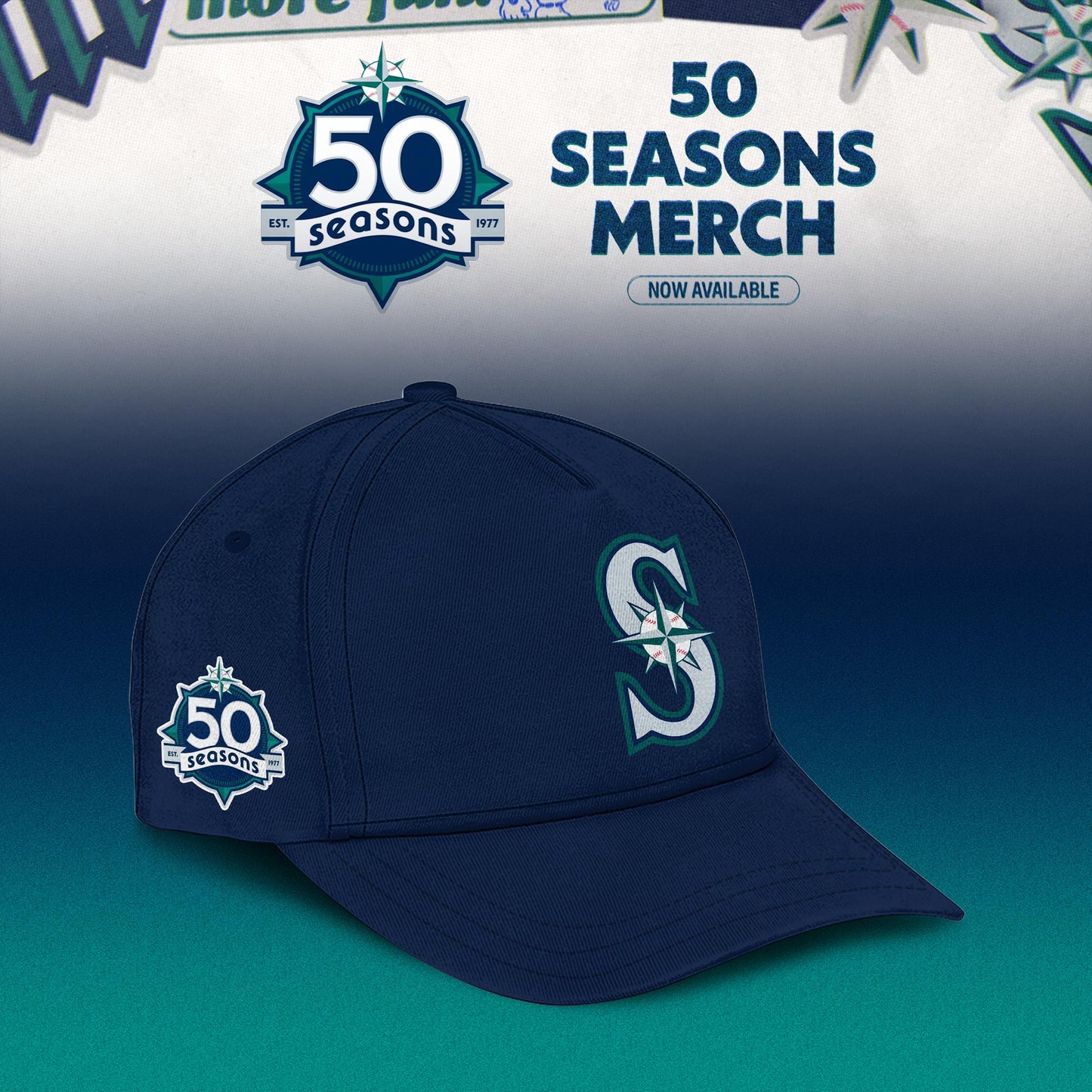 Seattle Mariners 50 Seasons Celebration Special Edition Bomber Jacket