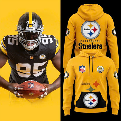 Pittsburgh Steelers Throwback 50th Anniversary Super Bowl Hoodie-DL1017241012