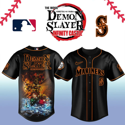 Demon slayer_Seattle Mariners Baseball Jersey