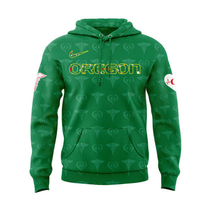 Oregon Ducks Football Nurses Appreciation 2025 Hoodie