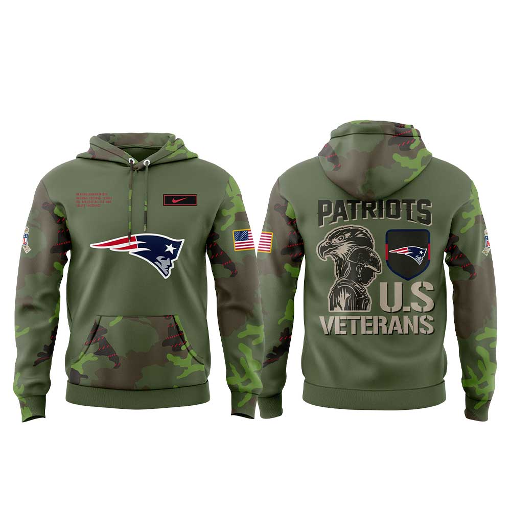 NE Patriots Military Appreciation Legend 2025 Combo Hoodie