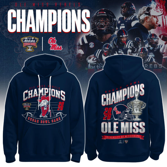 Ole Miss Rebels – Sugar Bowl Champions Hoodie
