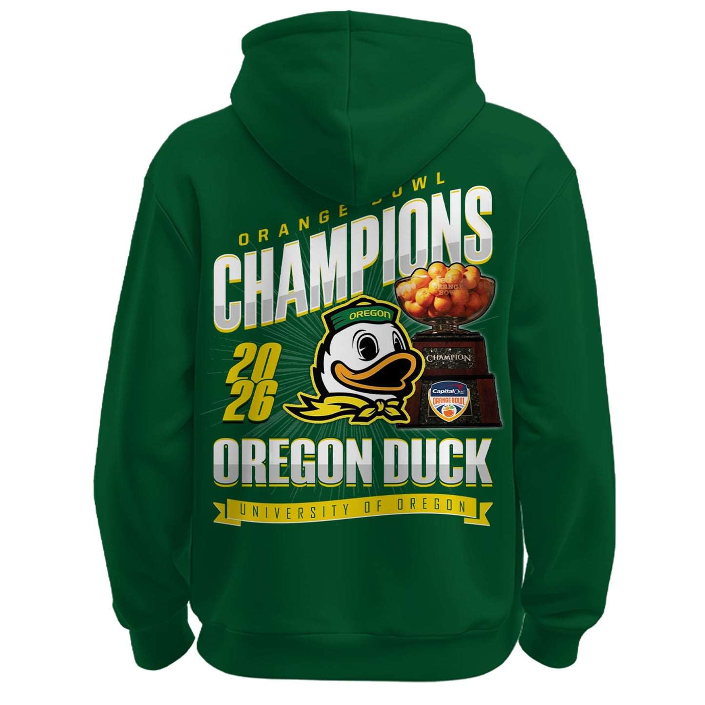 Oregon Ducks – Orange Bowl Champions Hoodie