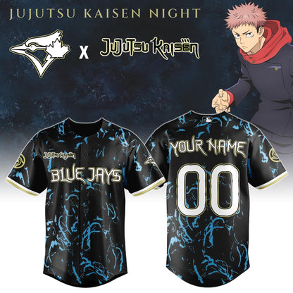 Toronto Blue Jays x Jujutsu Kaisen Night Jersey Limited