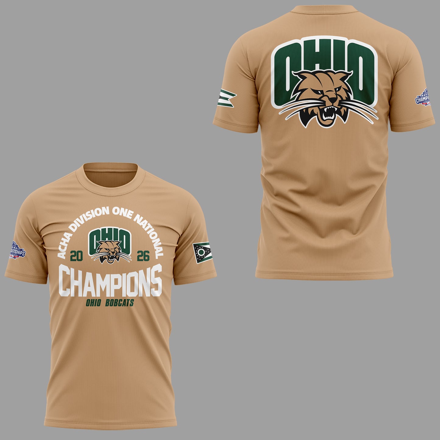 Limited Edition ACHA Division 1 Naitonal Champions TShirt