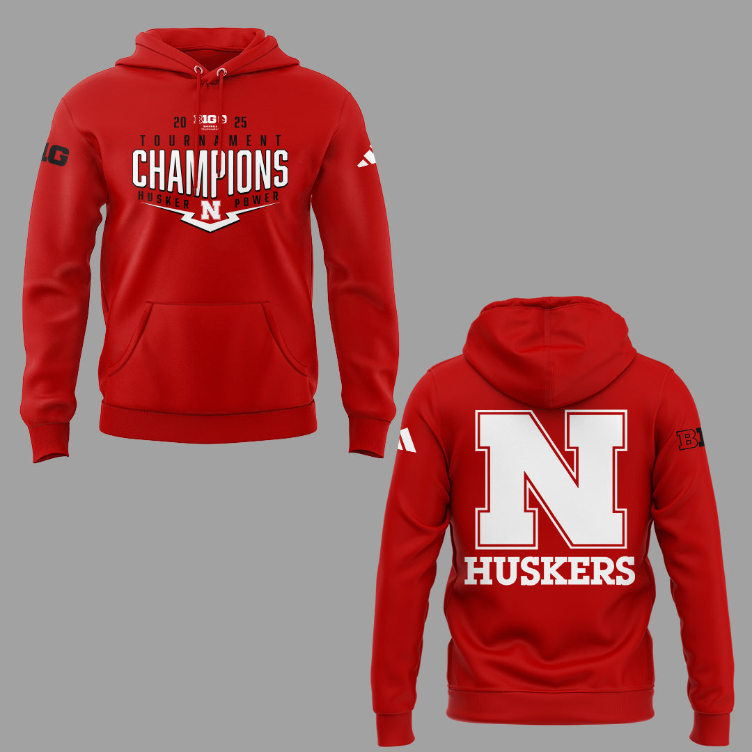 Nebraska Baseball x B1G Tourney Championship Hoodie