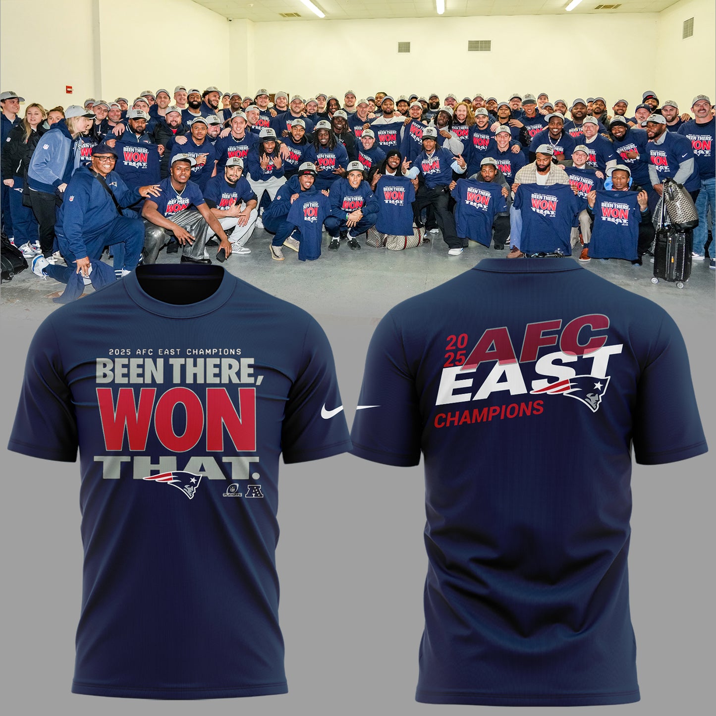 Limited Edition 2025 AFC East Champions Shirt