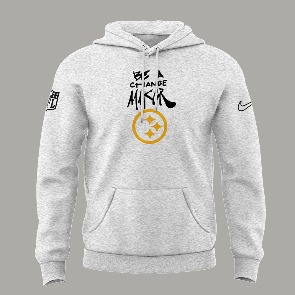 Pittsburgh Steelers " Be a Change Maker" Hoodie-LL1216241010
