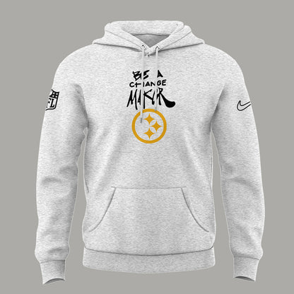 Pittsburgh Steelers " Be a Change Maker" Hoodie-LL1216241010