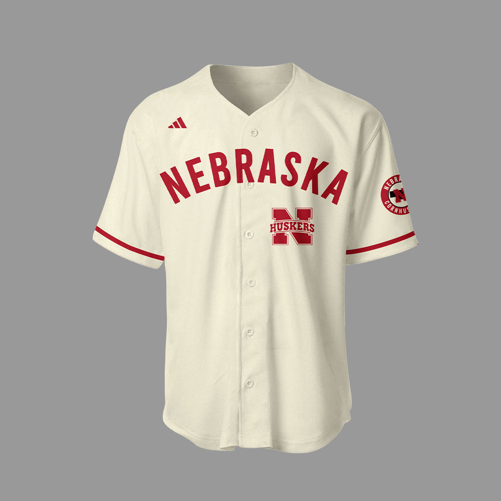 Nebraska Baseball x Firefighter Appreciation Night Jersey