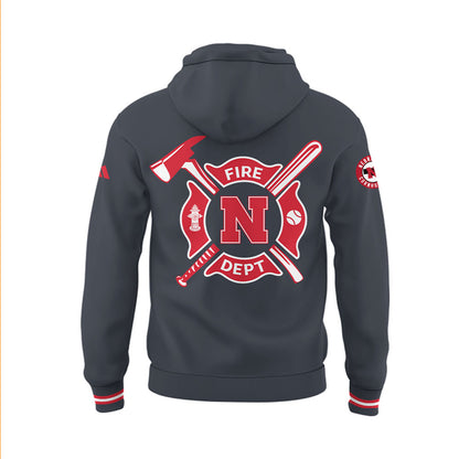 Nebraska Baseball x Firefighter Appreciation Night Hoodie
