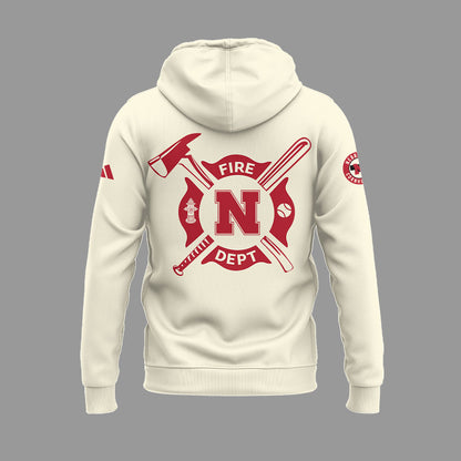 Nebraska Baseball x Firefighter Appreciation Zip Hoodie
