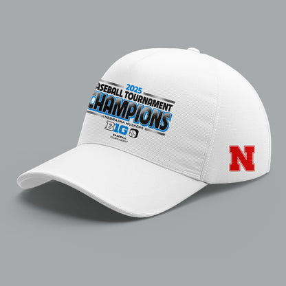Nebraska Baseball x B1G Tourney Championship T-Shirt