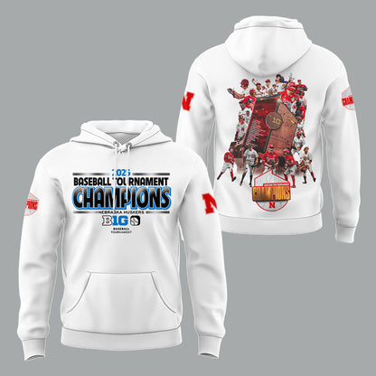 Nebraska Baseball x B1G Tourney Championship Hoodie