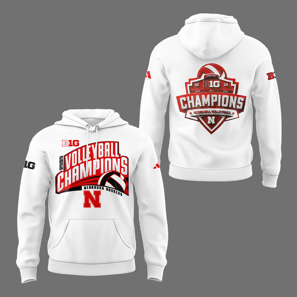 Limited Edition HuskerVB 2025 Champions Hoodie