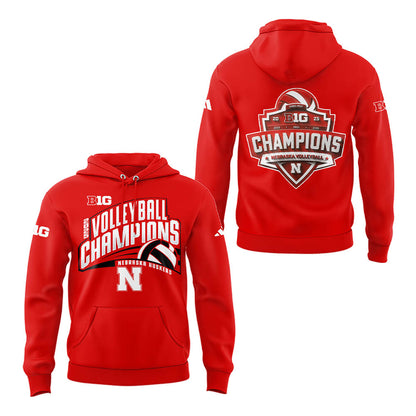 Limited Edition HuskerVB 2025 Champions Hoodie
