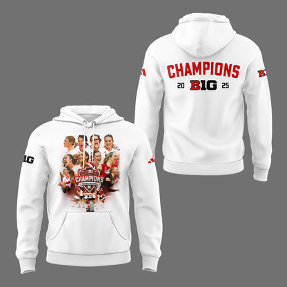 Limited Edition HuskerVB 2025 Champions Hoodie