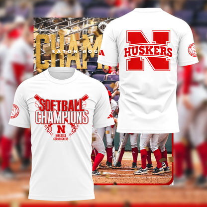 Nebraska Softball Won The 2025 Baton Rouge Regional T-Shirt