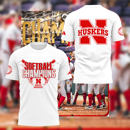 Nebraska Softball Won The 2025 Baton Rouge Regional T-Shirt