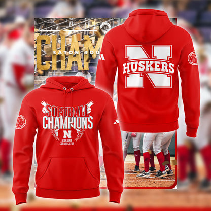 Nebraska Softball Won The 2025 Baton Rouge Regional Hoodie