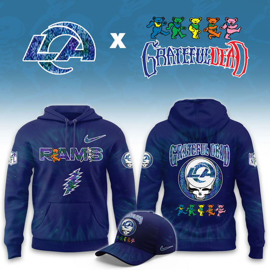 _Los Angeles Rams Grateful Dead Limited Hoodie