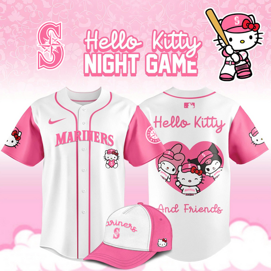 Seattle Mariners x Hello Kitty Night Game Limited Edition Jersey 2025
