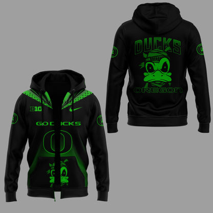 Limited Edition Mummy Duck Black Zip Hoodie