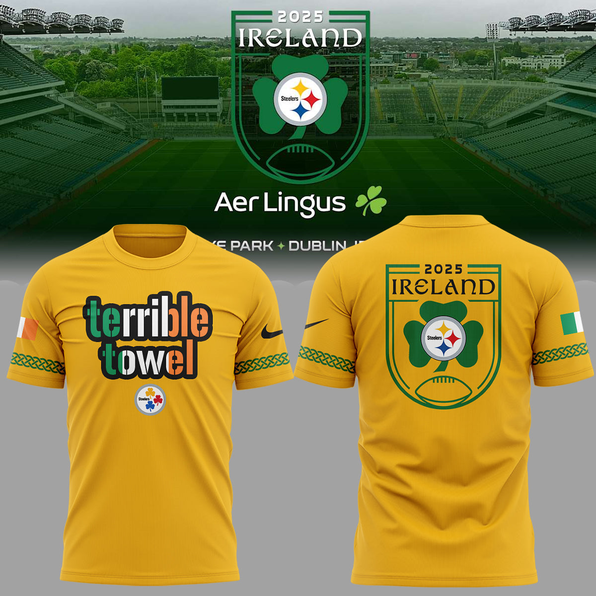 Ireland 2025 Limited Edition Dublin Game Shirt-ND09242522