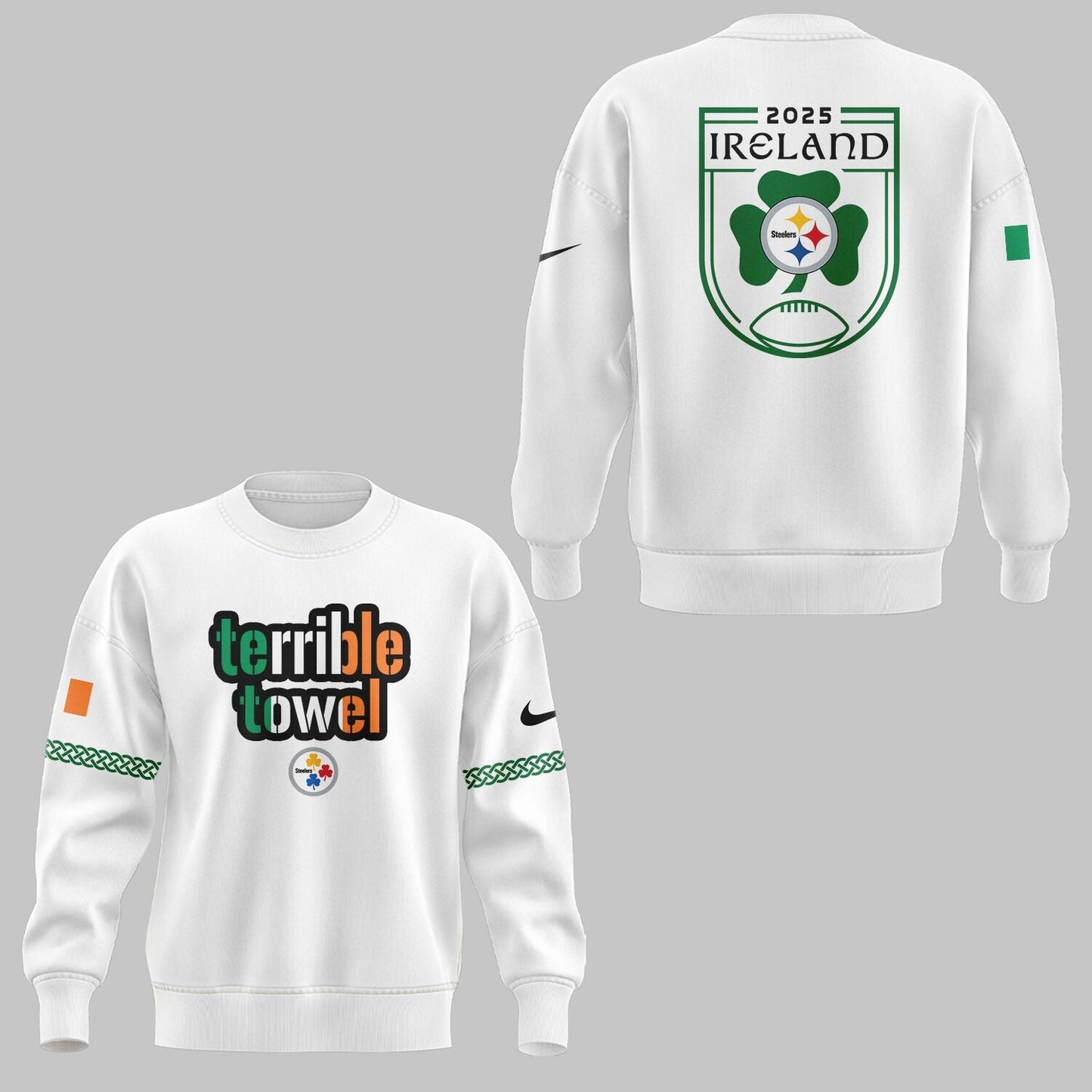 Ireland 2025 Limited Edition Dublin Game Sweatshirt-ND09252553