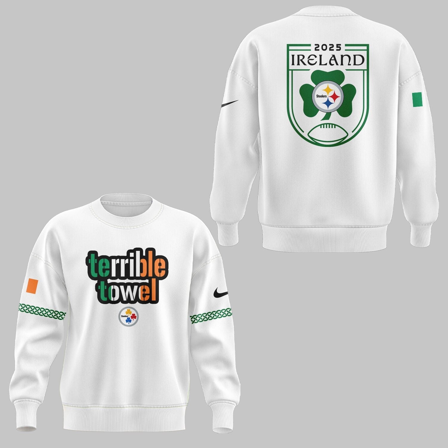 Ireland 2025 Limited Edition Dublin Game Sweatshirt-ND09252553