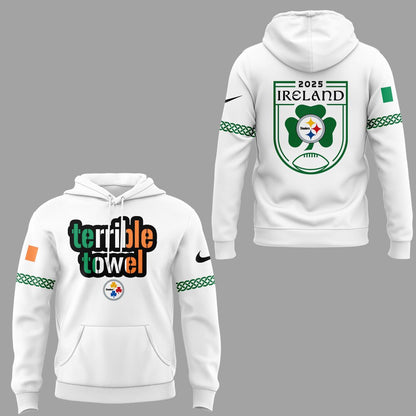 Ireland 2025 Limited Edition Dublin Game Hoodie-ND09252555