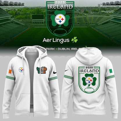 Ireland 2025 Limited Edition Dublin Game ZIPHoodie-ND09252556