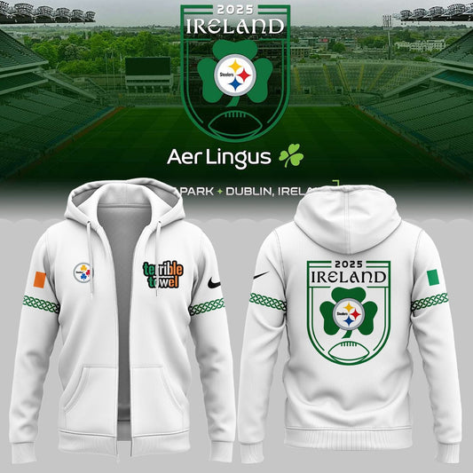 Ireland 2025 Limited Edition Dublin Game ZIPHoodie-ND09252556
