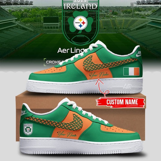 Ireland 2025 Limited Edition Dublin Game Custom Name Shoes-ND092725100