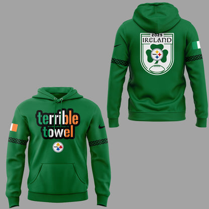 Ireland 2025 Limited Edition Dublin Game Hoodie-ND09282591