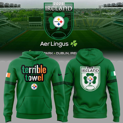 Ireland 2025 Limited Edition Dublin Game Hoodie-ND09282591