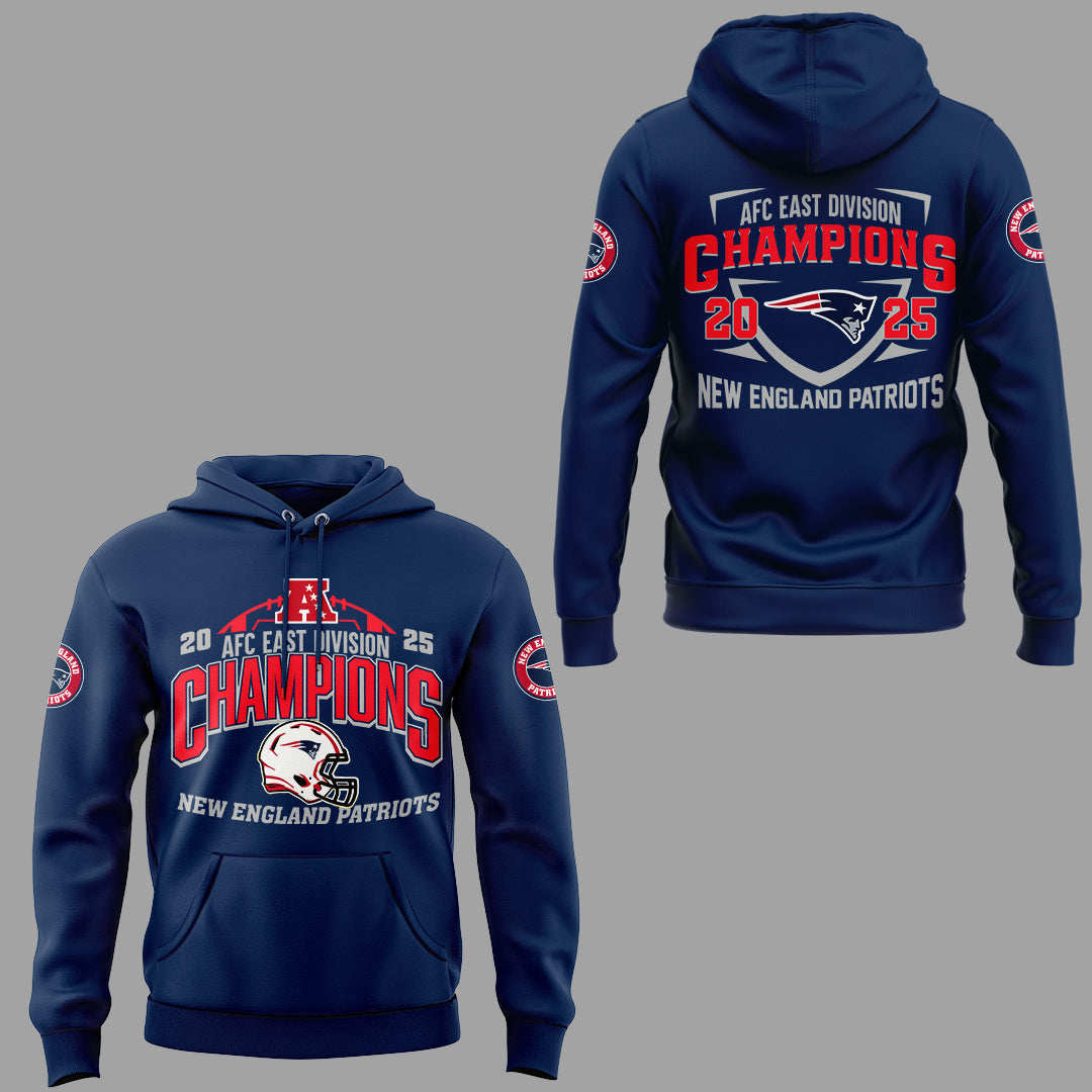 Limited Edition 2025 AFC East Champions Hoodie