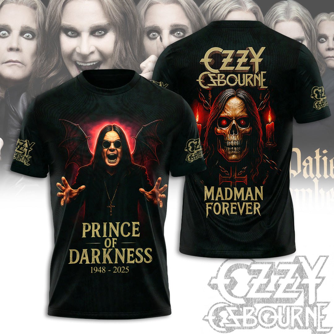 Ozzy Osbourne 3D T-Shirt - Thank You For The Memories