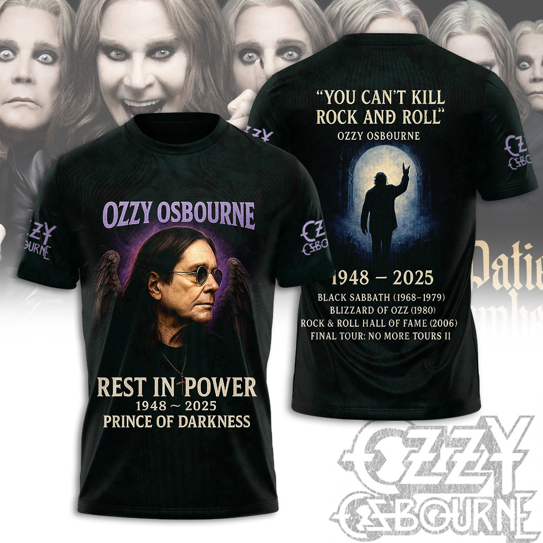 Ozzy Osbourne 3D T-Shirt - Thank You For The Memories