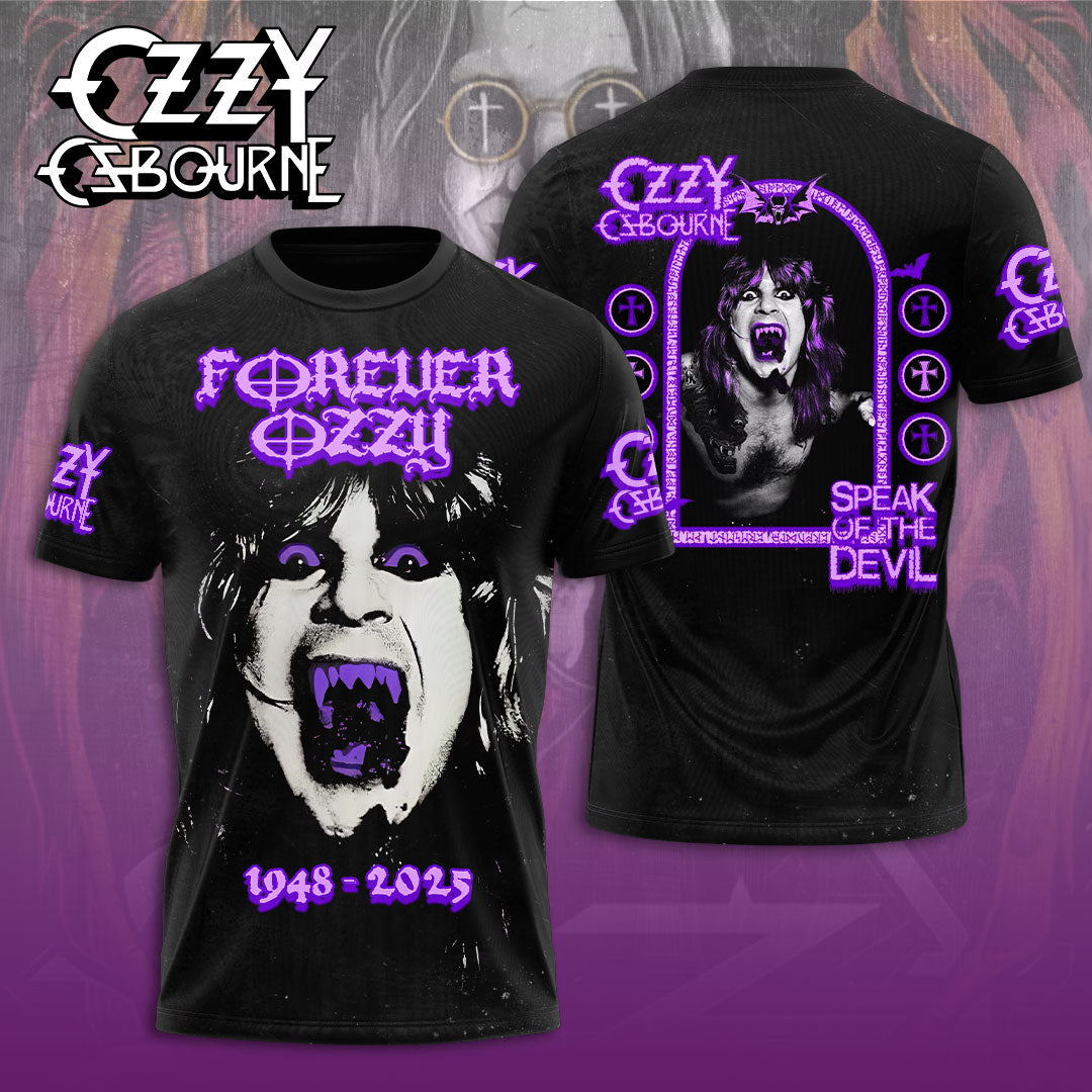 Ozzy Osbourne 3D T-Shirt - Thank You For The Memories