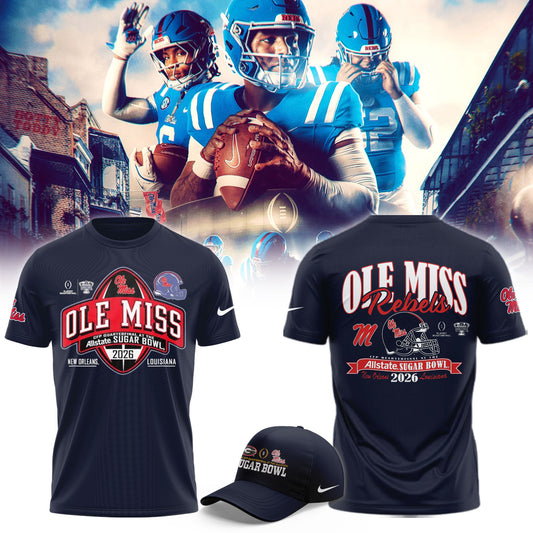 Ole Miss Rebels 2026 AllState Sugar Bowl Champions Limited Shirt
