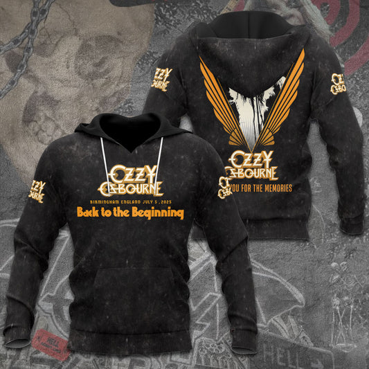 Ozzy Osbourne 3D Hoodie - Thank You For The Memories