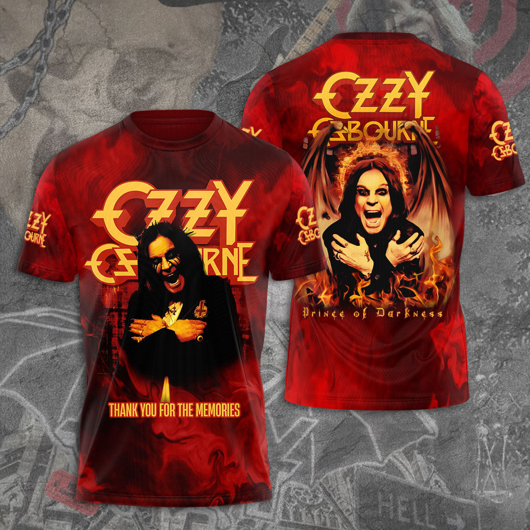 Ozzy Osbourne 3D T-Shirt - Thank You For The Memories