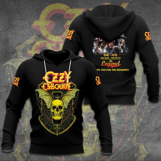 Ozzy Osbourne 3D Hoodie - Thank You For The Memories