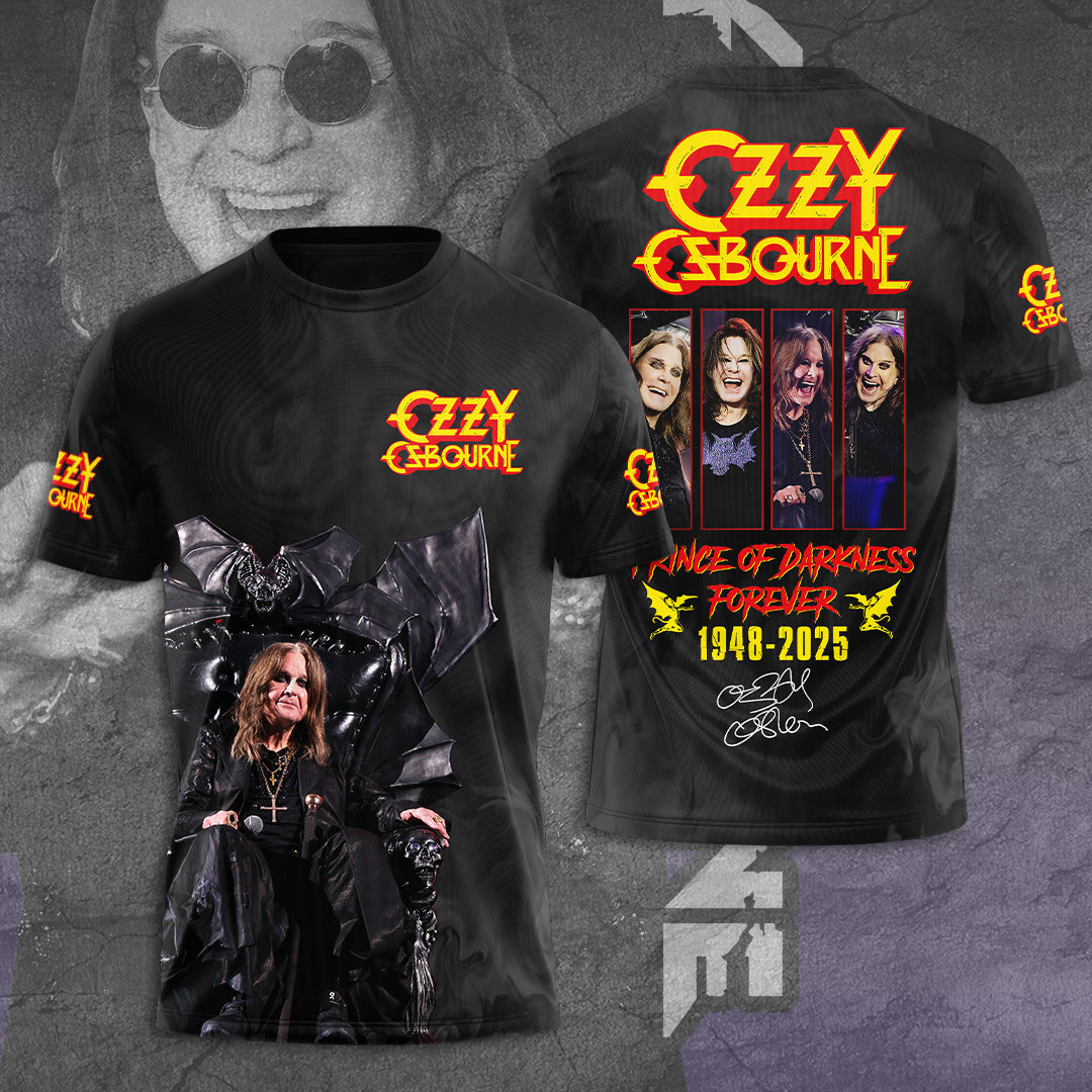 Ozzy Osbourne 3D T-Shirt - Thank You For The Memories