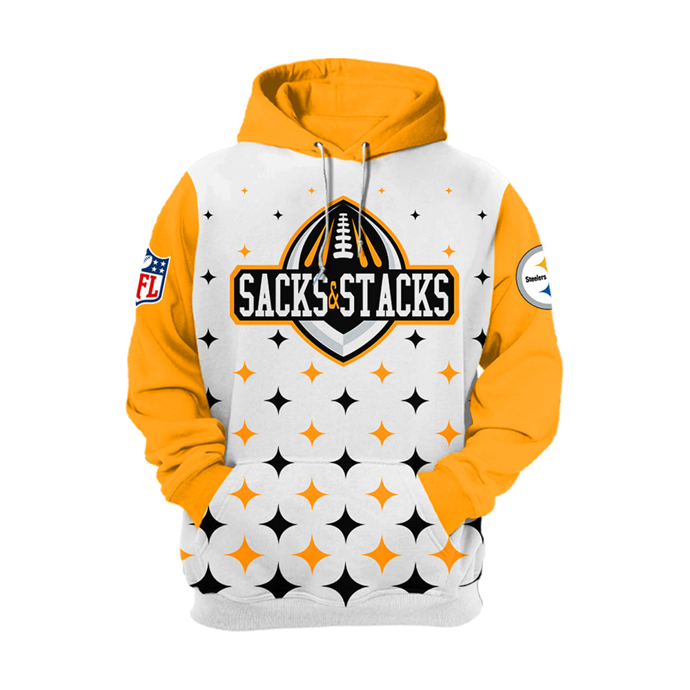 Pittsburgh Steelers NFL 2024 Sack&amp;Stack Limited Hoodie-PU07182406