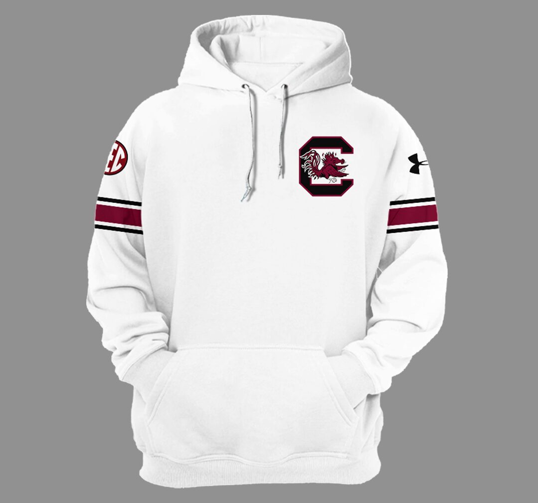 Limited Edition Gamecocks White Hoodie-PU072424500